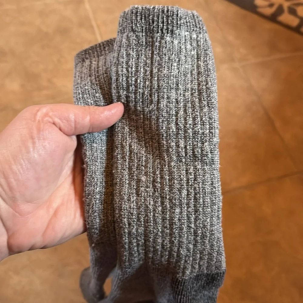 Cabela's Medium-Weight Wool Boot Socks for Men Gray Size Large 9-12